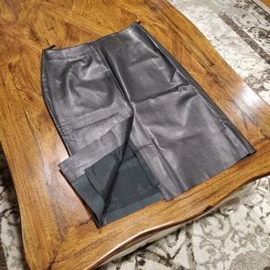 Prada Leather Skirt